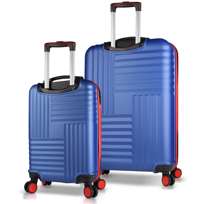 Zoozie Bags Set de maletas de 2 piezas azul marino